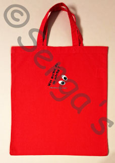 Baumwolltasche, originell bestickt