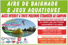 panneaux et adhésifs Jeux aquatiques