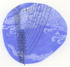 2012　Beyond the Bylon　7.3x7.5cm -Limited Edition30　Wood Engraving 11,000