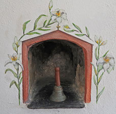 Décor peint de Mme Luiggi, adjointe au maire.