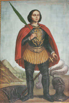 San Gavino di Tenda (Domenico Desanti) signé daté 1854