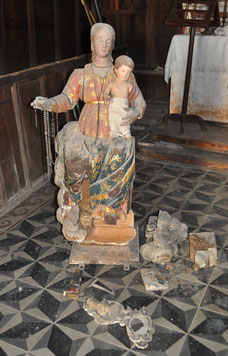 La Vierge en 2012 dans la Casazza