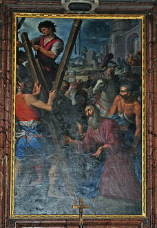 Roma - Chiesa del Gesù - Martyre de Saint André