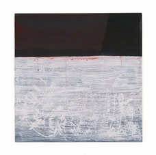 "EisBlumenStück", 55x56cm, Acryl & Siebdruck auf Sperrholz, 2018/20