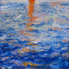 湖边生活2 LAKE LIFE 2 40X40CM 布面油画 OIL ON CANVAS 2024
