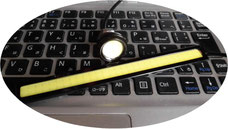 現在では、ご覧のように丸形、角形の他、いろいろなタイプのLED照明器具がある。