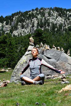 pilates méditation étirements énergie karine michelin montagne capcir