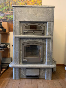 Tulikivi TLU 2000-1 speksteenkachel met oven Refurbished