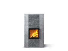 Tulikivi Salvo 18 2D Grafia Tunnelhaard speksteenkachel pelletkachel