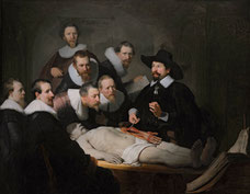 Rembrandt, La Leçon d’anatomie du docteur Tulp, 1632.