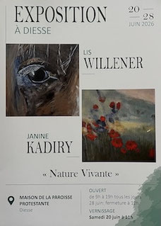 Exposition à Diesse; Lis Willener / Janine Kadiry