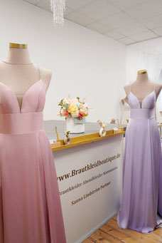 Welcoming and private bridal department interior for exclusive evening dress and prom gown consultations near the KMC area.