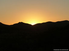 Windhoek Mountain Lodge - Sonnenuntergang