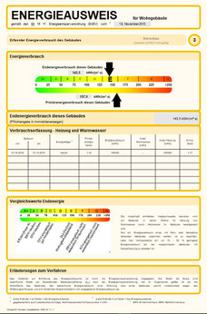 Energieausweis für Nichtwohngebäude