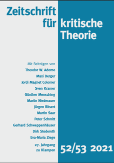 Bild Zeitschrift für kritische Theorie
