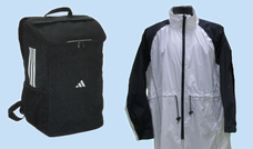 中学校 カバン&カッパ