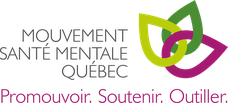 (logo MSMQ) Mouvement Santé mentale Québec; Promouvoir. Soutenir. Outiller.