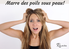Marre des poils sous peau et incarnées qui font des boutons jambes