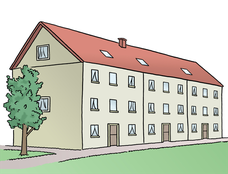 Bild von einem Haus