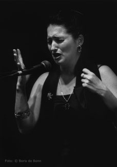 Flamenco-Sängerin (Cantaora) Lidia Menéndez / SW-Foto by Boris de Bonn
