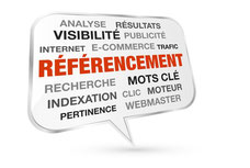 Image représentant différents termes du référencement sur les moteurs de recherche