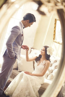 Bräutigam, Braut, Brautkleid