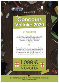 (c) Affiche Concours Voltaire 2020