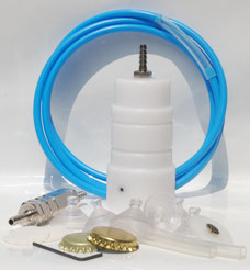 kit per solo plastica accessori da collegare alla nostra pompa manuale grande o ad una macchina o pompa per sottovuoto elettrica per sottovuoto nelle bottiglie di plastica dell'acqua minerale
