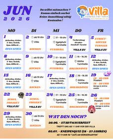 Monatsplan Juni 2026