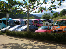 Parking del centro de Aventura de Sobrón