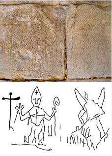 Graffiti (Domme- Dordogne) - © Jerry Glover – Lost Graffiti of the Templars