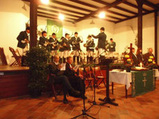 Hubertus Messe des Jagdvereins Hubertus auf Kloster Arnsburg