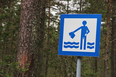 Eindeutiges Gebotsschild.