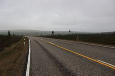 Nebelstimmung vor Ivalo.