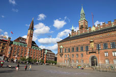 Rathaus von Kopenhagen.