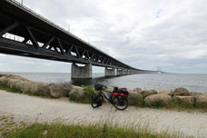 Blick auf die Öresundbrücke.