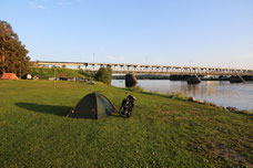 Am Campingplatz von Rovaniemi.