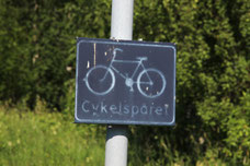 Der Radweg war sporadisch markiert