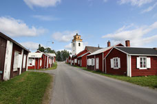 Kirchdorf Gammelstad bei Luleå.