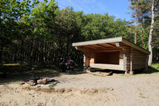Shelterplatz auf Bornholm.