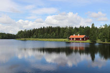 Seenidylle südlich von Umeå.