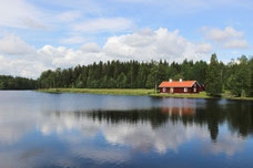 Seenidylle südlich von Umeå