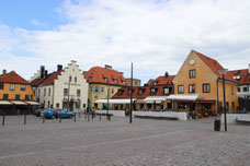 Am Hauptplatz von Visby