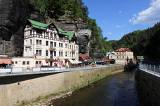 Der Grenzweiler Hřensko.