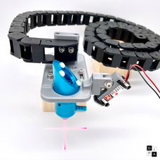 DIPA K40 Minikopf Upgrade Kit, DIPA K40 mini head upgrade kit, Spotlaser, Schleppkette, Luftschlauch, Air Assist, energy chain, air hose, air-assist