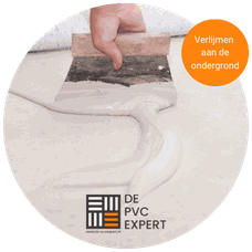 Dryback PVC verlijmen