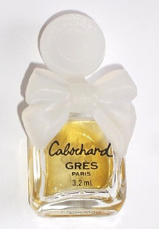 CABOCHARD - PARFUM - PETITE MINIATURE DE 1,8 ML SEULE - DIFFERENTE DE LA PRECEDENTE, PAR LE BOUCHON PLASTIQUE PLUS IMPOSANT