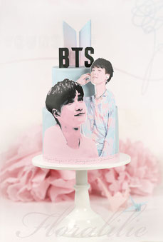 BTS Cake | Floralilie Sugar Art