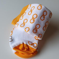 Custom made sustainable socks with logo
