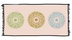 Yogadecke "Tara" Bio Baumwolle 100 x 200 cm handbedruckt